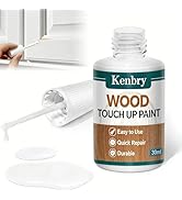Wood Touch Up Paint, 30ml White Touch Up Pen for Wood Refinishing, Quick-Dry Paints for Scratches...