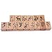 15pcs Wooden Rubber Stamps Animals and Plants Patterns Stamps Set for DIY Craft Card Scrapbooking Supplies