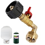 Adaptador de Carga para Tanque de propano,Con Conector Rápido De Válvula On/Off | Adaptador de Tanque de Gas para 0.5 kg | Para Camping Parrillas Senderismo Cocina Viaje Fiesta Pique-