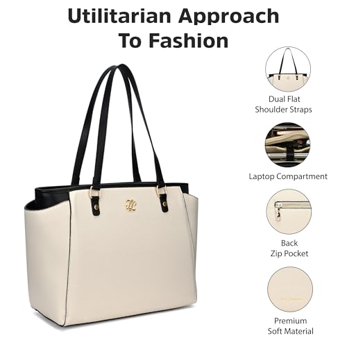 Image of Lavie Signature Women's Lincoln Large Tote Laptop Bag | Tote Laptop Bag for Work | Ladies Purse | Stylish Shoulder Bag | Gift for Women