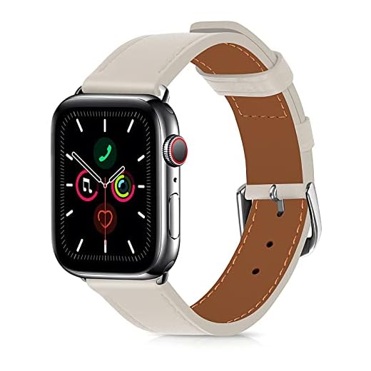 YUETUOL Correa compatible con Apple Watch Correa de cuero de repuesto premium compatible con Apple Watch SE/iWatch Series 8 Ultra 7 6 5 4 3 2 1, 42 mm / 44 mm / 45 mm/ 49mm