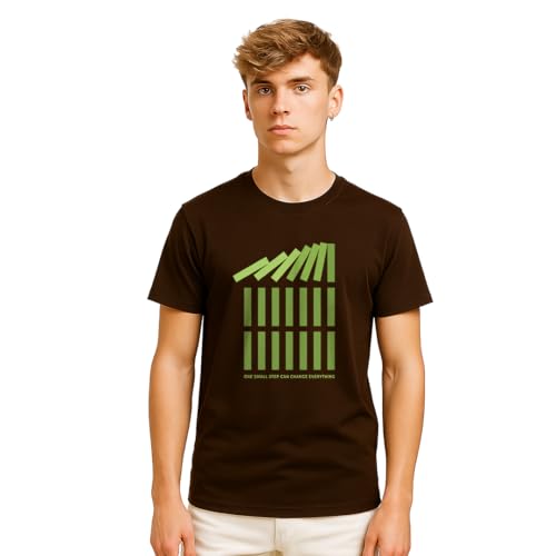 Image of Nobero Men's Regular Graphic Printed T-Shirt for Men | Soft Cotton | Classic Fit | Printed Casual Tshirt for Men