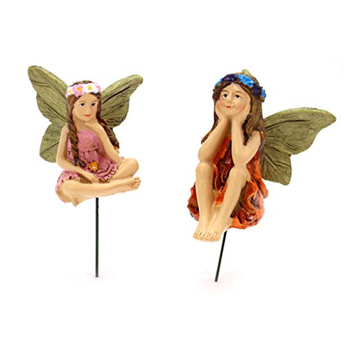 foshan Idkska Fairy Garden – 6 peças de estatuetas miniatura de fadas acessórios para decoração de c