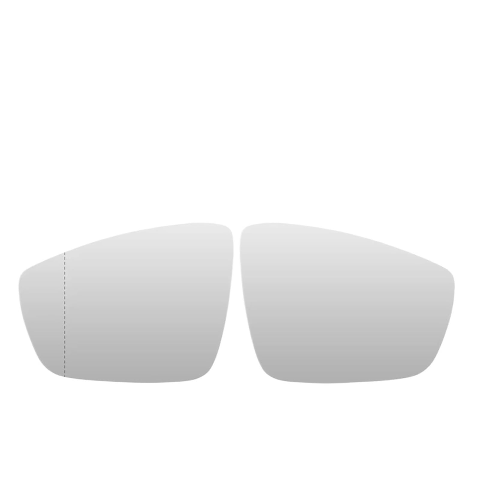 Cristal de espejo retrovisor gran angular térmico compatible con VW Polo de puerta 3