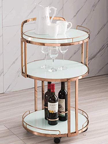 Küchen-Servierwagen mit Rollen für Hotel, Wein, Tee, Getränkeschrank