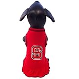  All Star Dogs NCAA North Carolina State Wolfpack Cheerleader Hundekleid, Unisex-Erwachsene, Teamfarbe, Large