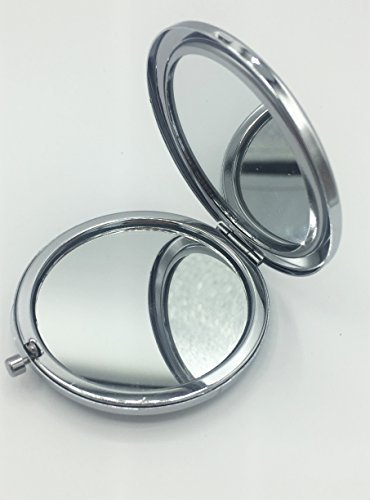 Sofia's Gift And Craft0715 Quinceanera Favors Sweet 16 Double Compact Mirror Set Of 12 Silver Princess Recuerdos De Quinceanra Espejos #TOP4