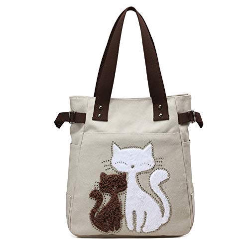 Image of Women Hobo Handbags Canvas Casual Vintage Shoulder bag Daily Purse Tote Crossbody Shopper Bag