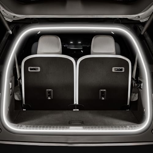 vsshe Striscia di luce del bagagliaio per auto, 2m Striscia Luminosa per Bagagliaio tagliabile flessibile, led bagagliaio auto, striscias LED per auto Trunk con Sensore Automatico,per auto,SUV(bianco)