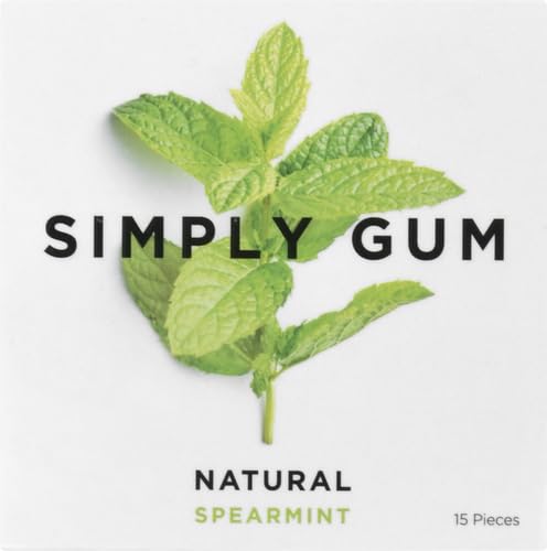 SIMPLY Gum Chicle Sabor Spearmint - Pack de 45 Unidades miniatura 2