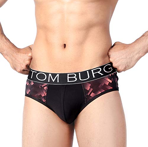 Image of TOM BURG Regular Cotton Designer Casual Smooth & Comfortable Brief for Men (Pack of 2)