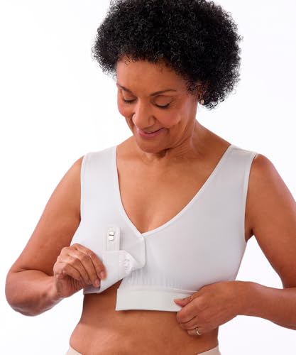 Silverts Front Closure Bra - Comfortable Adaptive Front Clasp Bra for Elderly - Wide Straps, Underwire & Padding Free - Image 6