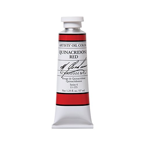 M. Graham 30ml Tube Oil Paint, Quinacridone Red