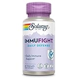 SOLARAY Immufight Daily Defense | Immunity Support Supplement with Vitamins C & D, Zinc & Probiotics | 60 Count, 30 Serv.