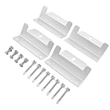 GATHINESS Aluminiumlegierung Z halterungen für Solarmodule 4 Stück mit Schrauben zur...