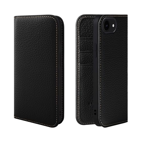 HANATORA iPhone16e �P�[�X �蒠�^ �{�v �X�}�z�P�[�X �X�}�z �X�^���h �R�[�h�z���_�[ �t�� �V�������N�J�[�t���U�[ �M�t�g �}�O�l�b�g�Ȃ� �u���b�N PH-16e-Black �M�t�g �a�����M�t�g ���� �ޏ� ���ꂳ�� �������� �l�C