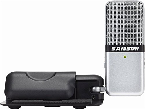 Samson Go Mic - Portable Clip On USB Condensor Microphone - Silver, SAGOMICHD