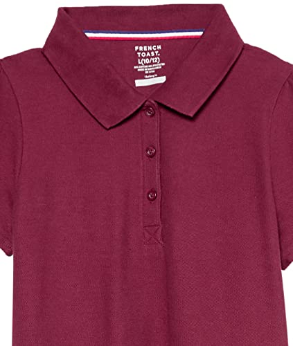 French Toast Girls' Short Sleeve Ruffle Pique Polo Dress2