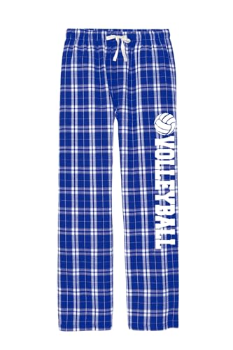 Volleyball Team District Plaid Flannel Pajama Pants Spirit Wear