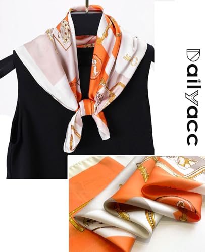 image for Dailyacc Hair Bandanas Scarf For Women Lightweight Fashion Neck Silk S
