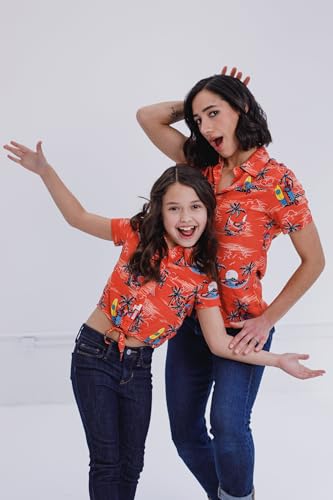 Marvel Spider-Man Matching Family Hawaiian Button Down Shirt Toddler to Adult Sizes (2T - 2XL) 5