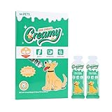 M-PETS Beef Chicken & Apple Lickable Dog Treats,Soft Healthy Dog Snacks in Squeeze Tubes for Puppies & Seniors,Reward Training or Food Topper,Low-Calorie Puree for Joint & Digestive Support – 8 Pack