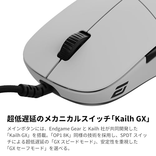 エンドゲームギア(Endgame Gear) XM2 8k ゲーミングマウス EGG-XM2-8K-WHT の商品画像 6