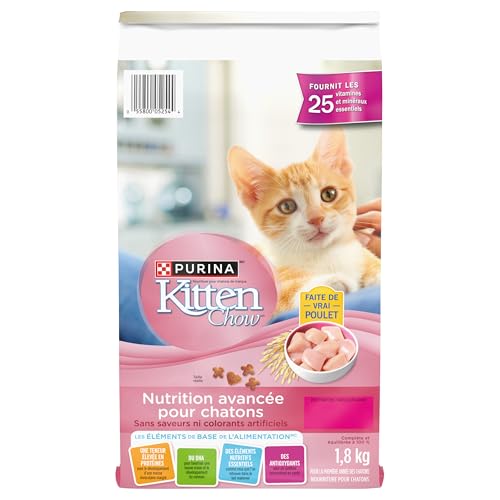Kitten Chow Dry Kitten Food, Advanced Nutrition with Real Chicken - 1.8 kg Bag image 3