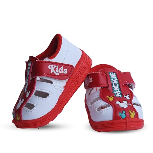 Image of Kids Chu-Chu Sound Musical First Walking Cozy Sandals for Baby Boys and Baby Girls Age 9-22 Months