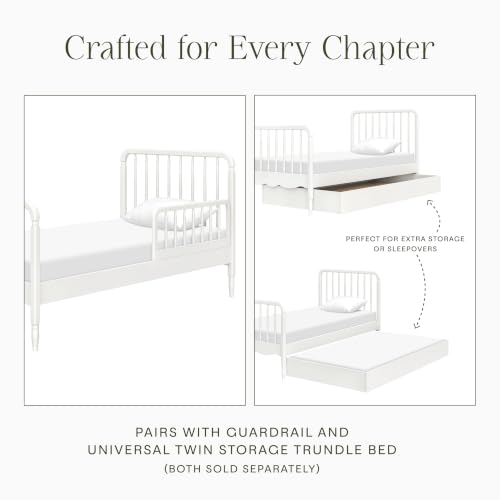 Image of NAMESAKE Liberty Spindle Twin Bed in Warm White