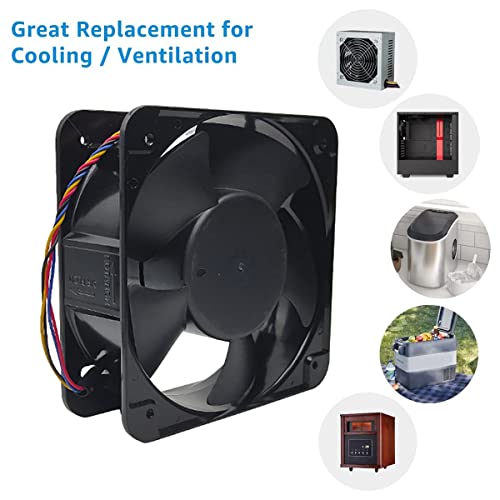 Ventilateur de refroidissement AFC1512DG extracteur air 12V 15050 15cm - 4