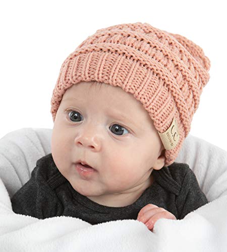 Image of Funky Junque Baby Beanie - Soft Knit Winter Skull Cap - Cozy Warm Hat for Infants & Toddlers