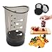 xiruiubao Taglia Frutta,Taglia Patate a Bastoncino,Taglia Fragole con Lama Rimovibile in Acciaio Inox 2 Pezzi,Affetta Patate,Tagliapatate,Tagliare a Dadini,Affettare,Striscia Tre in Uno(1 Pezzo Nero) immagine