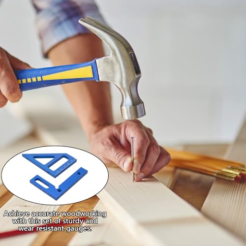 Regla Triangular para Trazado de 45/90 Grados para Carpintería miniatura 5