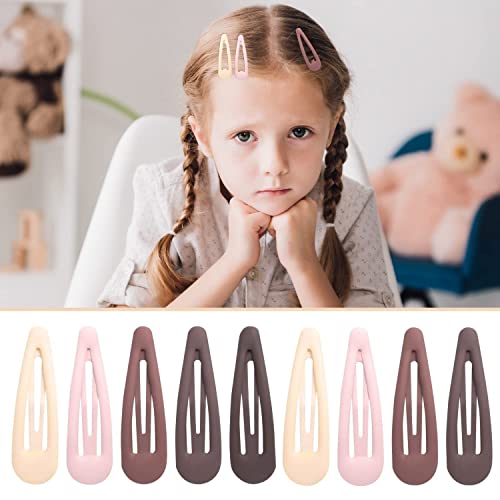 50 Pezzi Mollette Capelli Donna, 5cm Fermagli