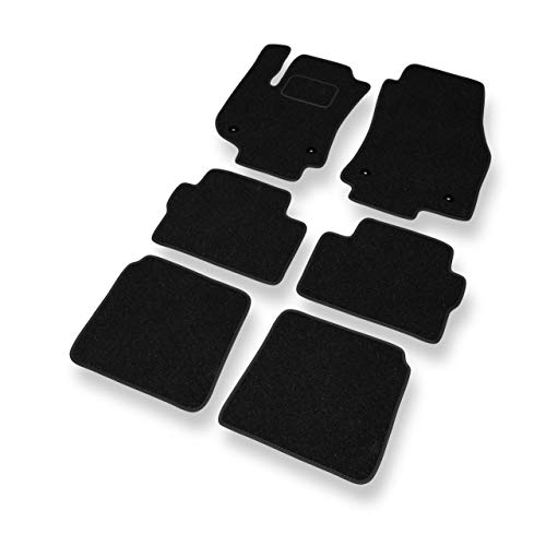 Mossa Tapis de Sol adapté pour Opel Zafira B (2005-2012) - Noir