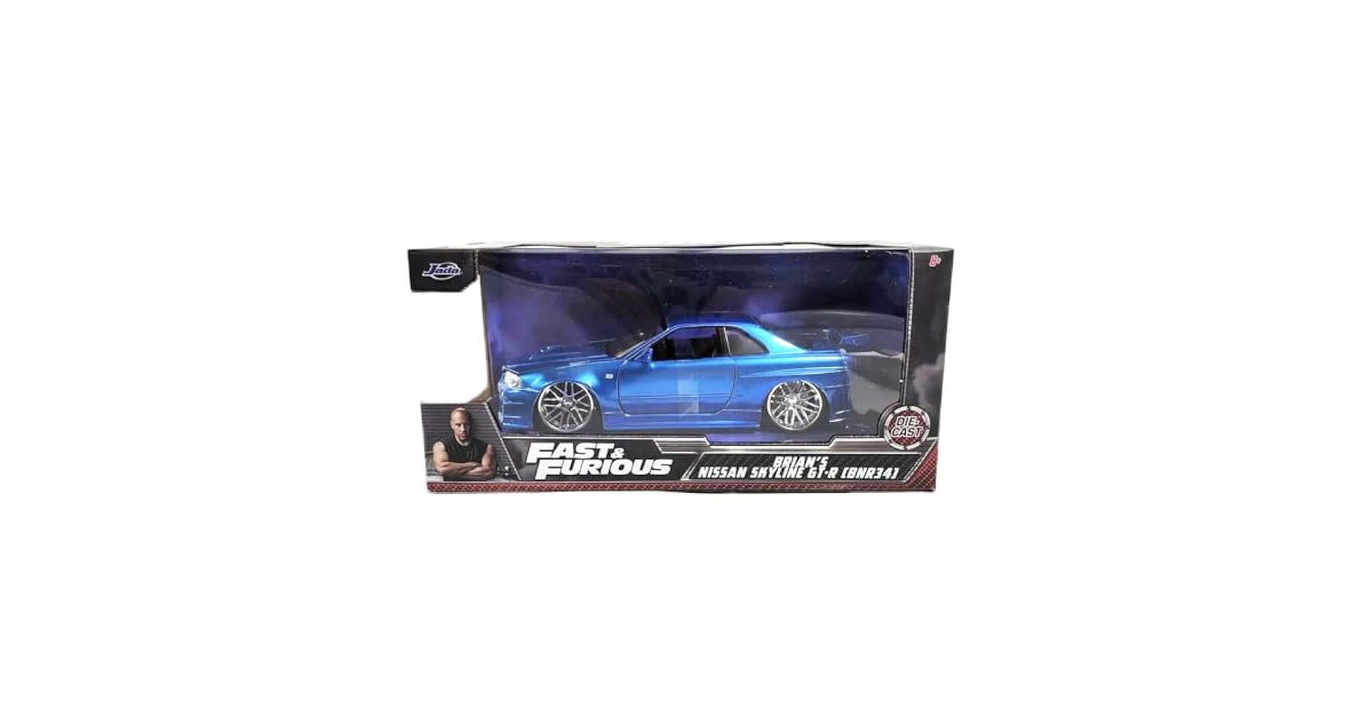 FAST & FURIOUS ブライアンのGT-Rとスープラ2台セット1/24 FAST & FURIOUS ブライアンのGT-Rとスープラ2台セット1/24
