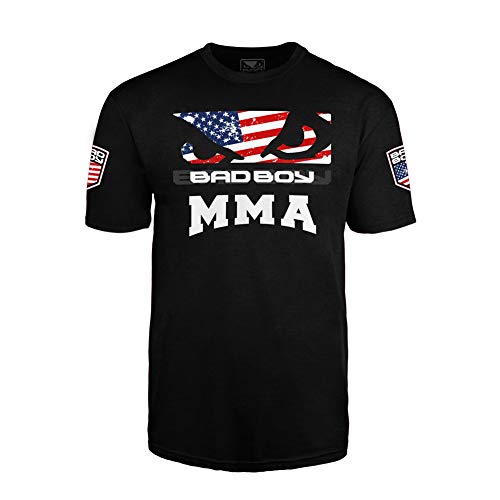 Bad BoyUSA MMA American Flag T-Shirt