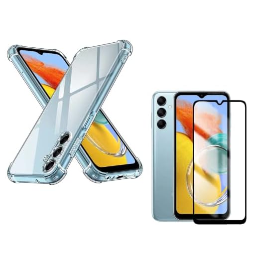 Capa Capinha Anti Impacto + Película Premium 9D Cerâmica Compatível Com Samsung Galaxy M14 5G - (Hard Glass Store)