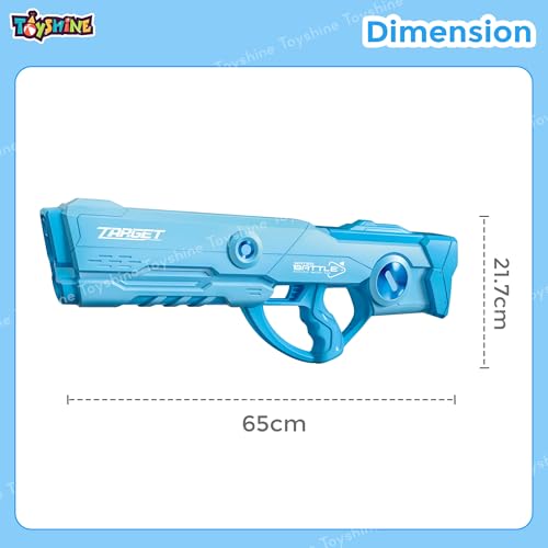 Image of Toyshine 820ml Electric Water Gun Toy with Automatic Water Absorption Function,34Ft Range | Self-Filling | Rechargeable with High Pressure Mechanism Outdoor Toy Ideal for Holi Party Pool & Beach Fun