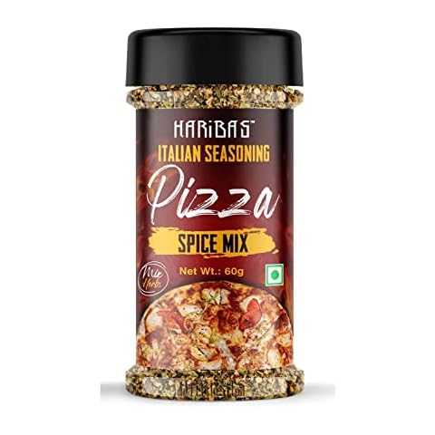 HARIBAS Italian Seasoning Pizza Spice Mix 60gm Cover