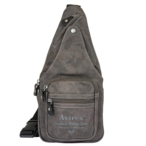 Bolso de un hombro ajustable Avirex, la solución cómoda para llevar tus cosas seguras
