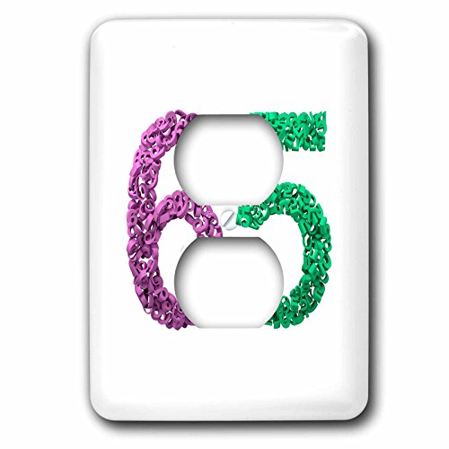 65e anniversaire couverture prise multicolore design graphique mural