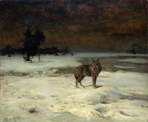 Pinturas famosas cuadro en lienzo pintura clásica Alfred Von Wierusz Kowalski 60x90
