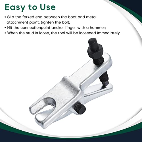 ATP Ball Joint Separator Universal Ball Joint Removal Tool Tie Rod Removal Tool for Separating Arms, Tie Rods, and Ball Joints on Cars, Trucks, ATVs