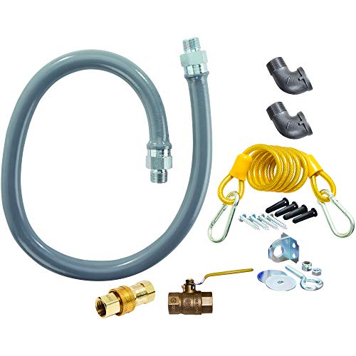 Dormont RG7536 3/4 IN ID x 36 IN long ReliaGuard Foodservice Gas Connector Kit 1 EA