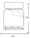 OPORTUNIDADES32 Nordico, Beig/Chocolate, Cama 105 Cm(180X240)