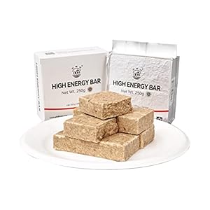 Emergency Food Ration Bars 1 Pack, Original Flavor Survival Tabs Supply for Outdoor Camping Emergency Snowstorm Earthquake Disaster Preparedness Kit with 20 years Long Self Life, 250g/bar