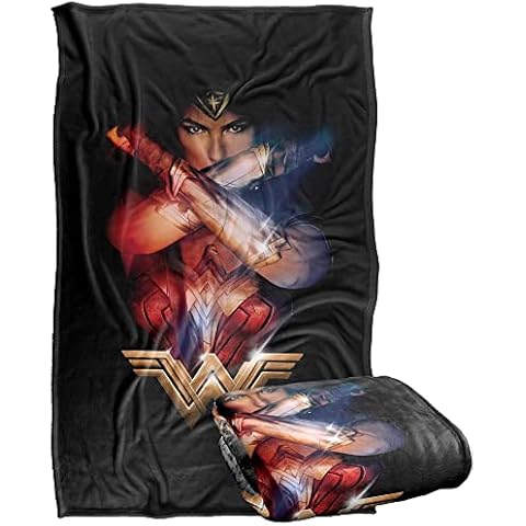 Wonder Woman Arms Crossed Silky Touch Blanket Cover