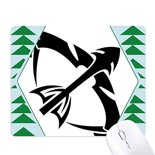 Tapis de souris Sagittaire cadeau zodiaque caoutchouc vert pin